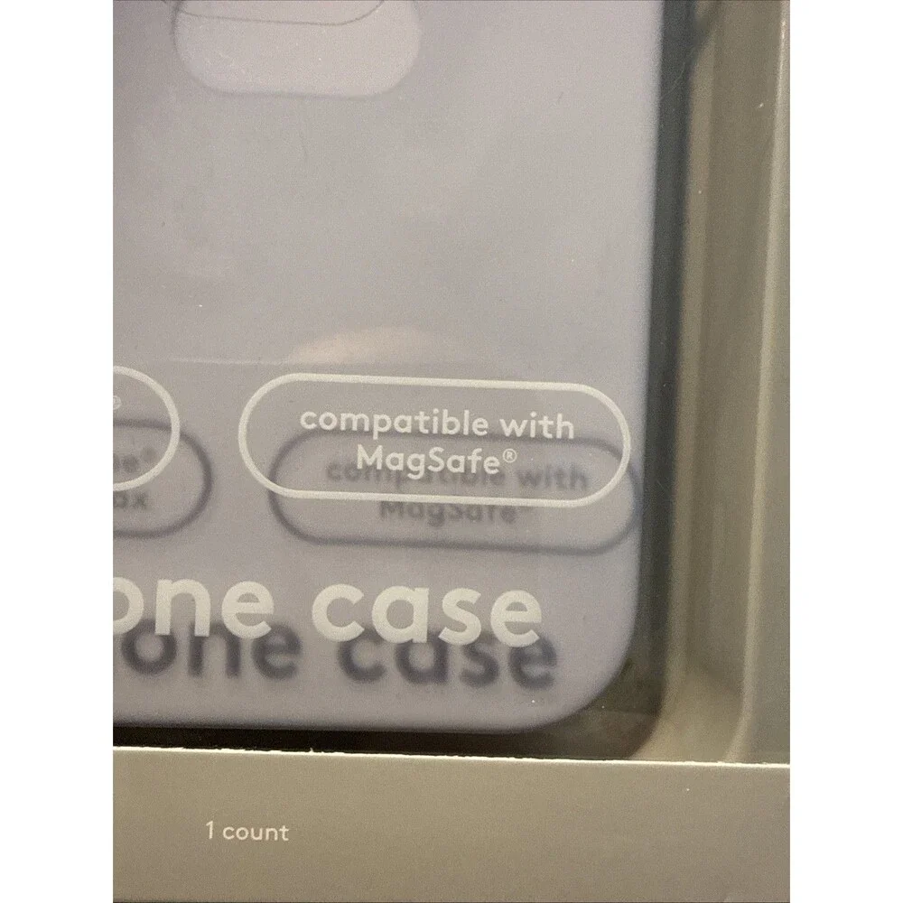 Heyday Silicone MagSafe Phone Case For iPhone 15 Pro Max, Soft Purple